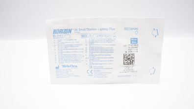 Teleflex 001205 24 Small Titanium Ligating Clips with Tape